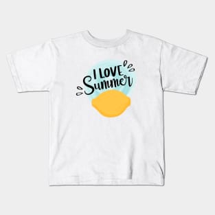 I Love Summer Kids T-Shirt